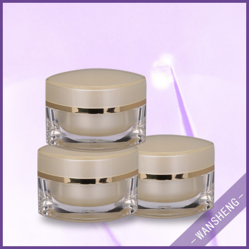 plastic cosmetic packaging cream jar