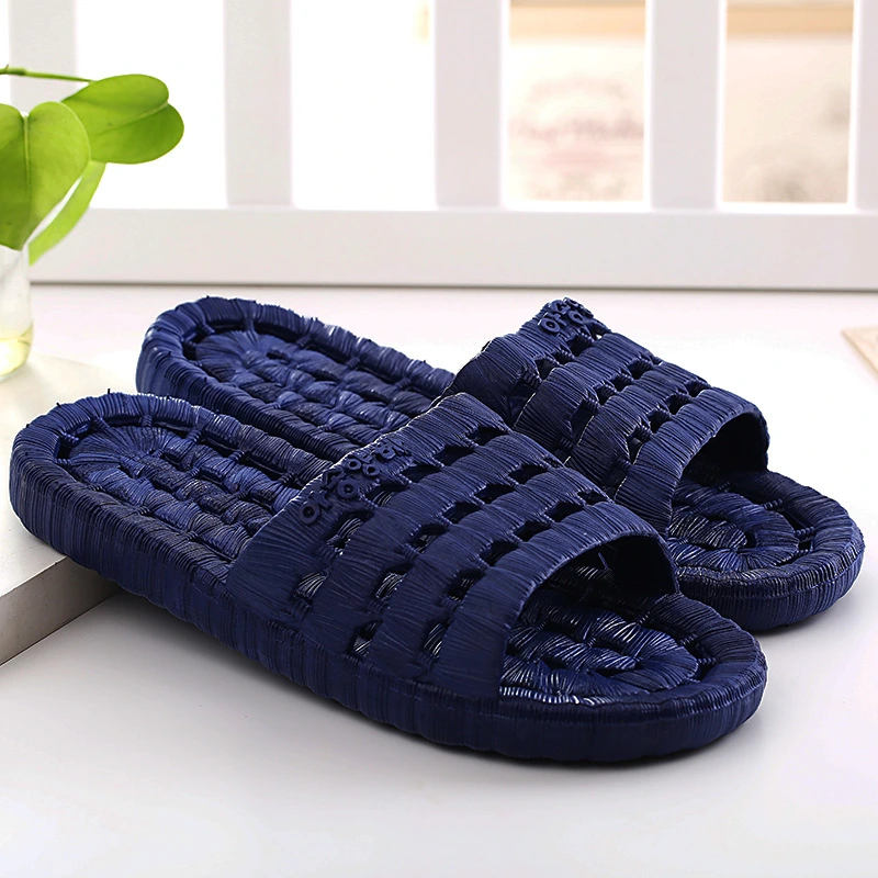 Healthy Footwear PVC Massage Slippers House Shower Anti-Skid Fast Drying Women Men Slippers