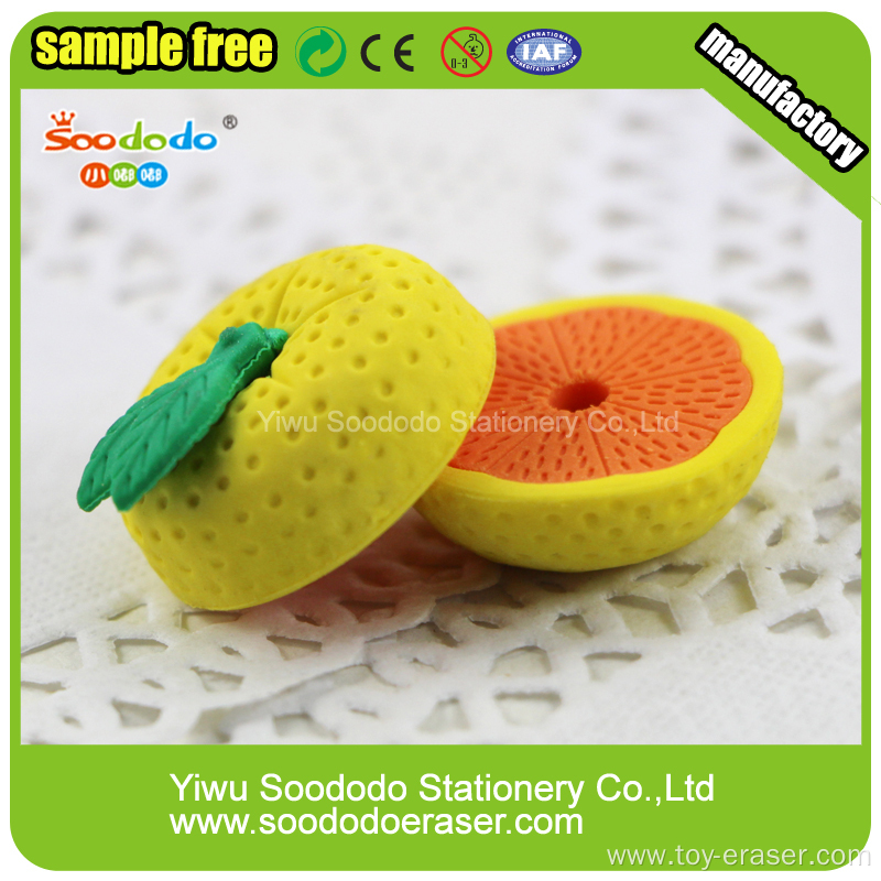 SOODODO 3D Lovely Pink Doll Shaped Eraser For Students