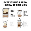 Brew Cold Ferby de café divertido para a bolsa