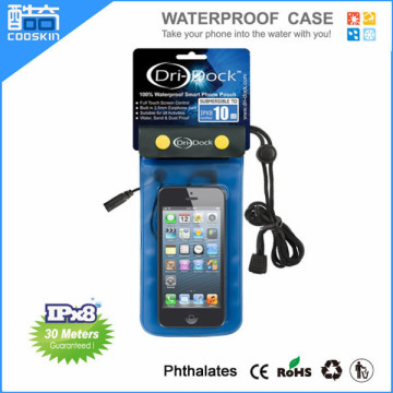 Funny mobile phone pvc waterproof case for mobile phone