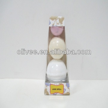 Beautiful 3 piece bath fizzer for wholesales