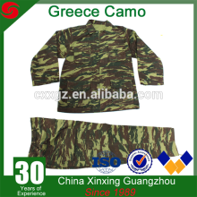 Breatheable Polyester Cotton BDU Military Army Greece Camouflage Uniform Suit