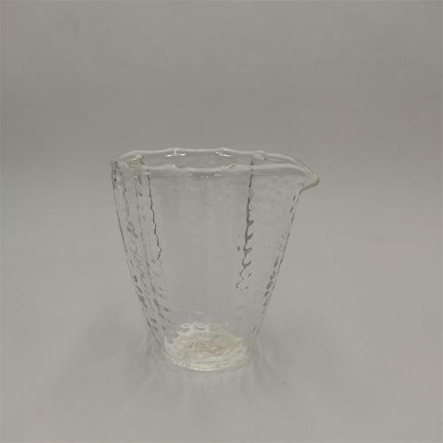 Heat-resistant glass milk creamer