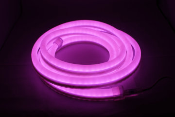 AC120v mini white jacket pink led neon strip light