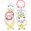 New Fashion Cartoon Baby Children Girls Little Princess Cartoon Elastic Hair Ties Head Hair Tie Bands Ropes Girls Ponytail