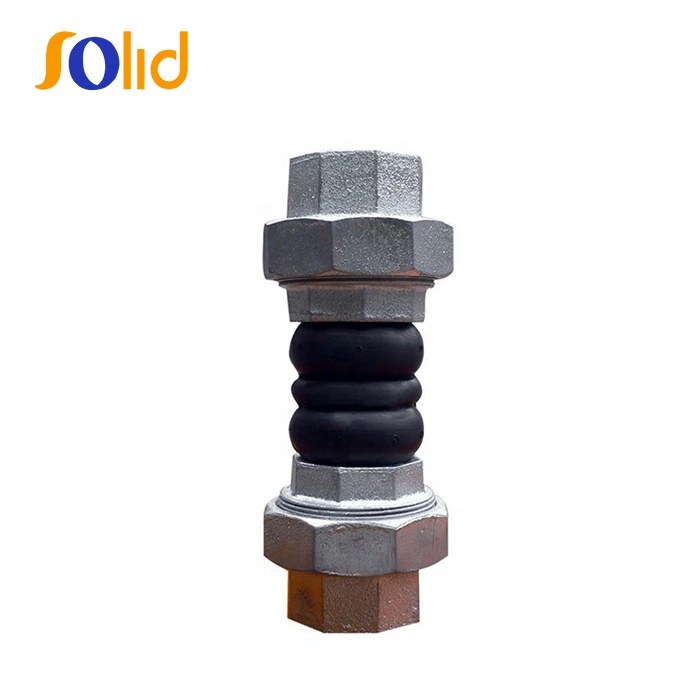 Double Balls Screwed Thread End Rubber Expansion Joint