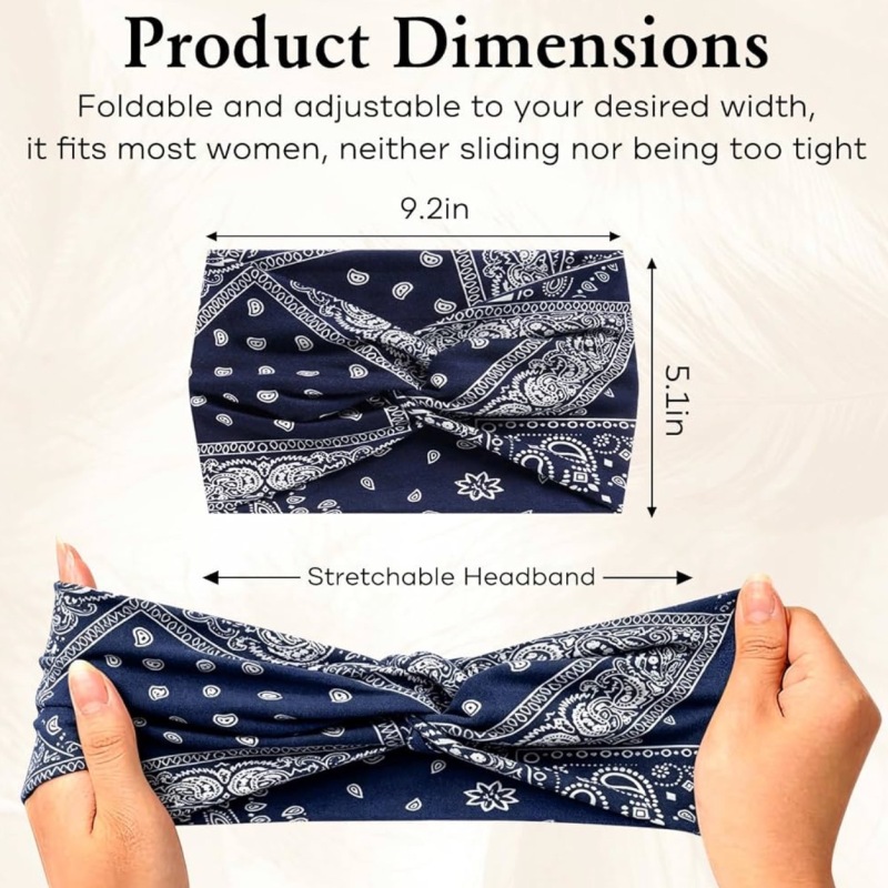 Non-Slip Wide Elastic Headband