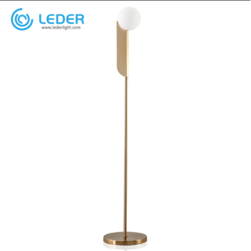 LEDER Traditionell Stand golvlampa