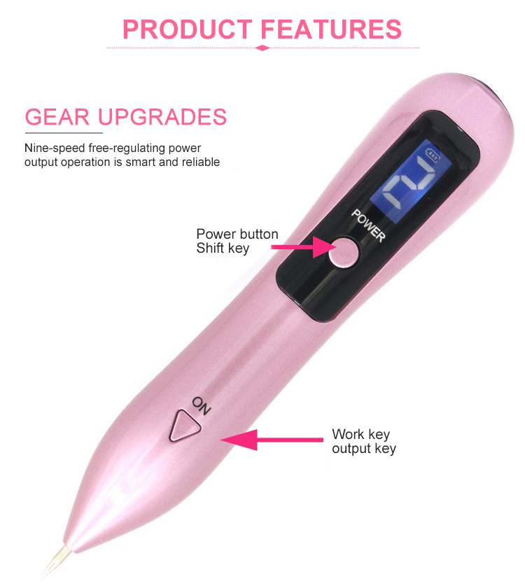Beauty facial acne scar removal sweep spot point mole pen  plasma