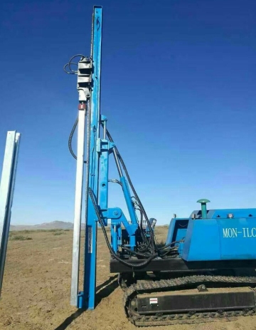 Solar  Hydraulic Pile Driver Machine