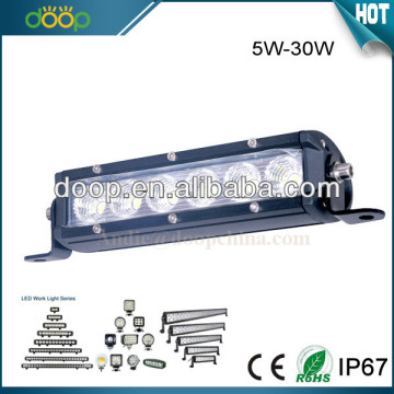 OEM Waterproof shockproof led light bar, 5w per led, 30w led bar light