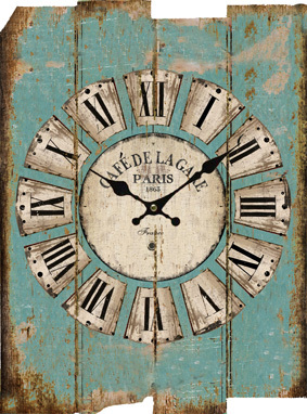 Vintage MDF Decorative Wall Clock