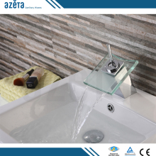 Glass Faucet Waterfall Wash Basin Faucet