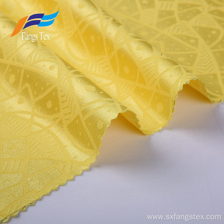 Breathable Polyester Jacquard Women Plain Garment Fabric