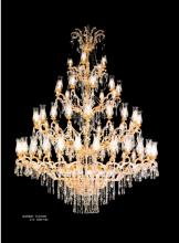 High ceiling project abajur com cristais