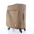 Desert color fabric trolley convenient wheel bags