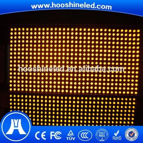 high reliability p10 yellow led display module