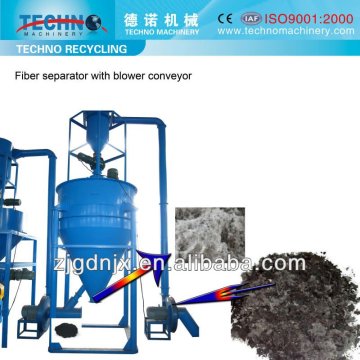 Fiber Separator with Blower Conveyor