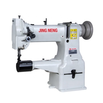 Industrial Sewing Machine with Cylinder Bed and Unison Feed for Leather Fabric