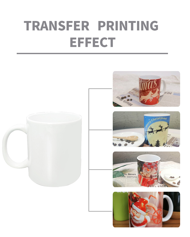 Customized  Ceramic Fluorescent  sublimation Mug For Drinking