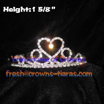 Heart Shaped Pageant Tiaras