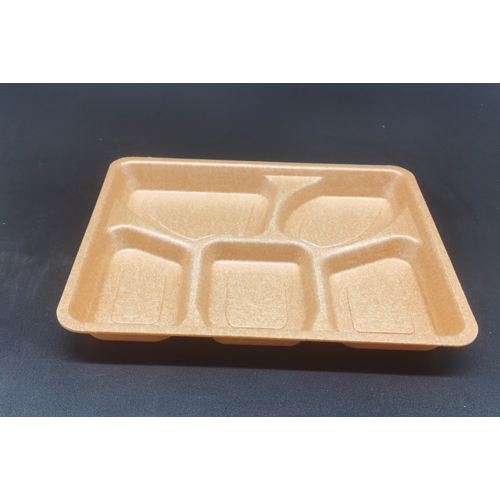 Starch-based plastics PLA film trays