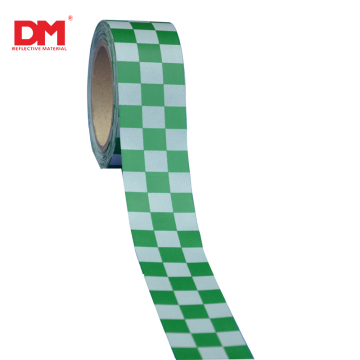 Printable Reflective Fabric Stripes square pattern