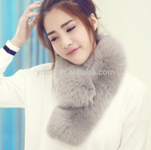YR138 Lots of Colors Whole Skin Real Fox Fur Scarf with Clip/Women Winter Fox Fur Scarf