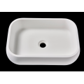 Rectangle artificial countertop washbasin for bathroom