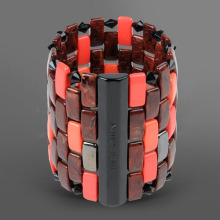 Colorful High bangle with resin making