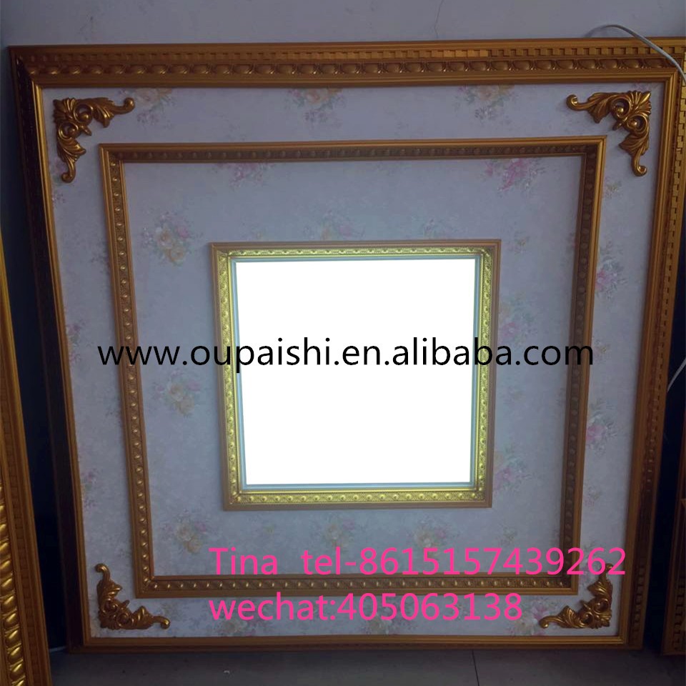 ps artistic ceiling , european style palace ceiling ,led panel ceiling