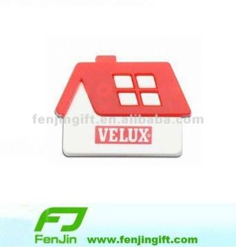 House shape rubber refrigerator magnet