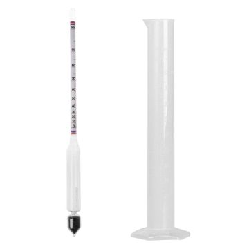 Hydrometer Tester Vintage measuring bottle Set Tools Alcoholmeter Alcohol Meter Wine Concentration Meter 0-100