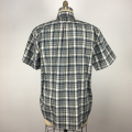 OEM plaid men Office leisure green shirt