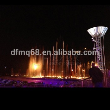 Outdoor Music Dancing Fountain with Fire Spray