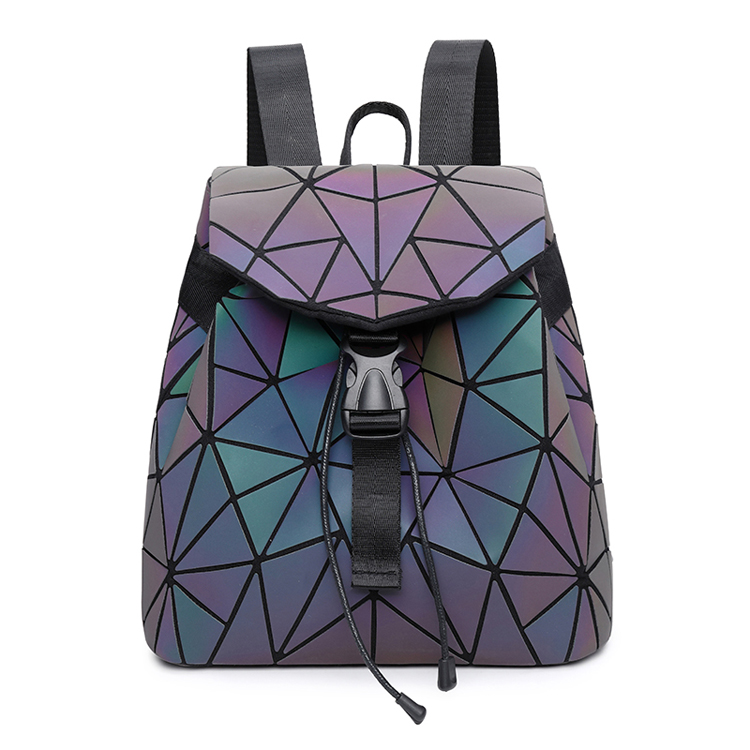 Custom noctilucent effect PU laptop bag