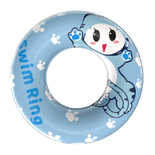 Customized Logo Cartoon Inflatable Swimming Rings Summer Party Beach Toy for Kids Adult Water Ring for Child's Fun