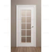Wooden Swing Door with Enhanced Security Features