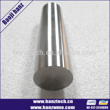 polished pure tungsten bar