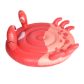 Reka Bentuk Custom Toy Crab Novelty PVC Swim Tilam