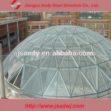 Glass Wall Steel Structure Exhibition Hall
