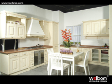 Welbom Luxury Classic White Solid Wood Ktchen Furniture