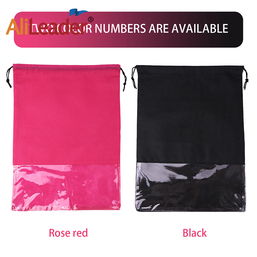 Wholesale Custom Hair Extension Non Woven Drawstring Bag