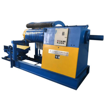 Automatic hydraulic decoiler with pressing arm