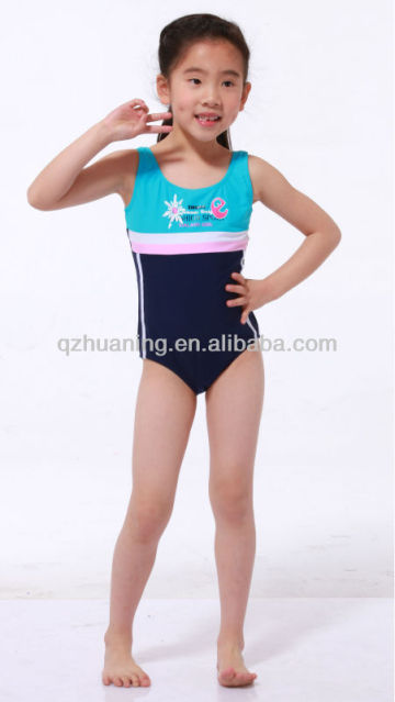 One Piece Children Swim Dresses for Girls