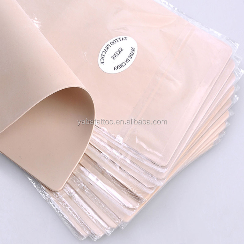 New 100pcs Permanent Makeup Eyebrow Lips 20 x 15cm Blank Tattoo Practice Skin Sheet for Needle Machine Supply Kit