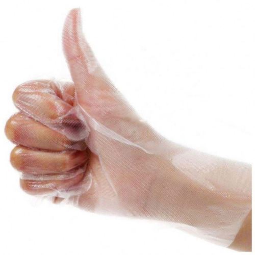 tpe transparent hand gloves