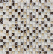 Colorful Marble& Cracked Glass Mosaic