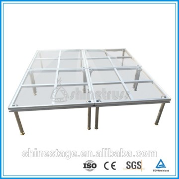 Transparent acrylic dance stage platform